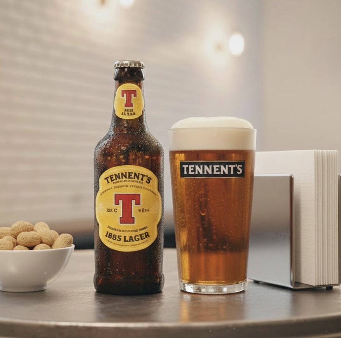Tennent's Beer Bottle