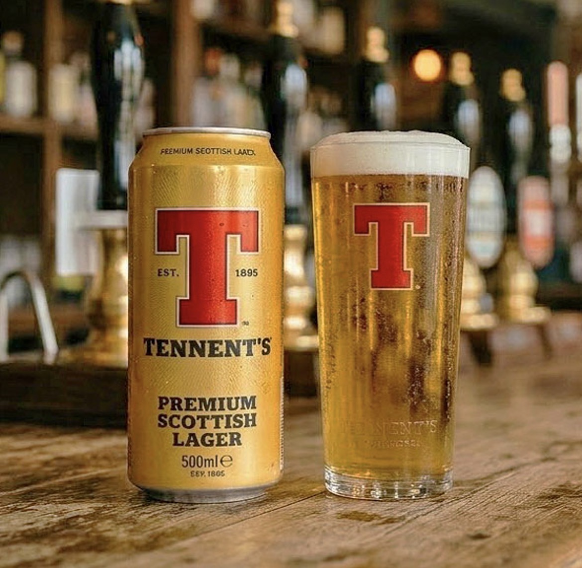 Tennent's Beer Can