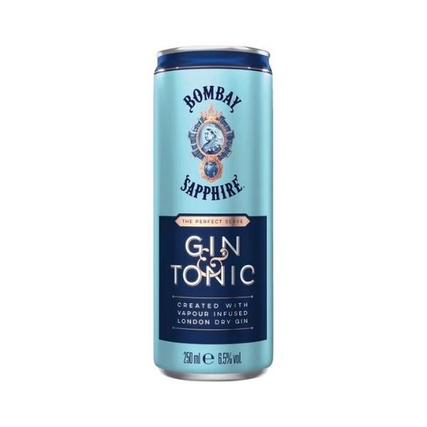 Alcopop Bombay Sapphire & Tonic Can 25cl 6,5º