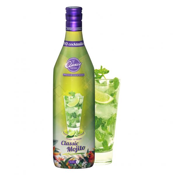 ##Mojito Cocktail 14.9º 1l