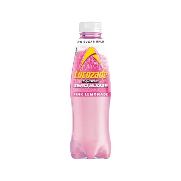 Lucozade Energy Pink Lemonade Zero Sugar